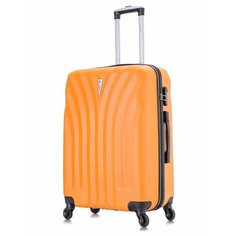 Чемодан Lcase Phuket, 75 л, размер M, оранжевый