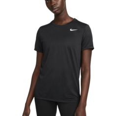 Футболка спортивная NIKE Dri-FIT, размер L, черный
