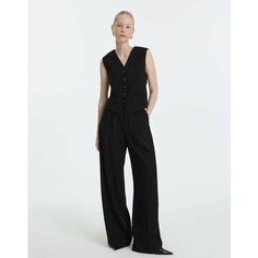 Брюки Gloria Jeans GJ BLACK, размер 36/158, черный