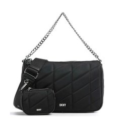 Сумка кросс-боди DKNY, черный/серебристый