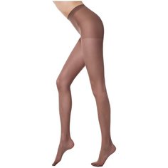 Колготки Conte elegant Nuance, 20 den, профилактический класс компресии, размер 2, коричневый, бежевый