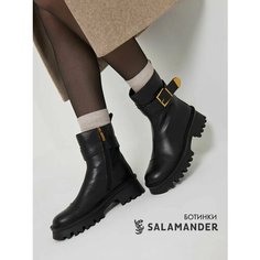 Ботинки дерби Salamander, размер 36, черный