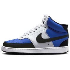 Кеды NIKE Court Vision Mid Next Nature, полнота F (EU)/ на среднюю стопу, размер 10 US, синий