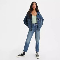 Джинсы Levis 501 Crop, размер 30/28, синий Levis®