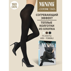 Колготки MiNiMi Cotone, 160 den, размер 5, nero
