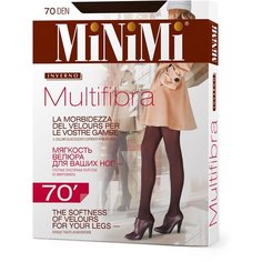 Колготки MiNiMi Multifibra, 70 den, размер 6, moka