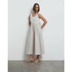 Платье Gloria Jeans GJ BLACK, размер S (40-42), бежевый