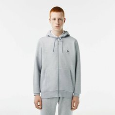 Толстовка LACOSTE Classic fit, размер T5, , серый