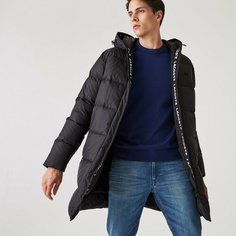 Пуховик LACOSTE, размер T50, чёрный