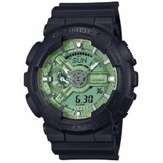 Наручные часы CASIO, зеленый, черный