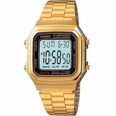Наручные часы CASIO, золотой, черный