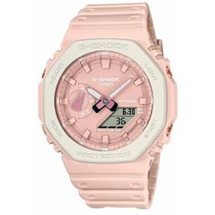 Наручные часы CASIO, белый, розовый