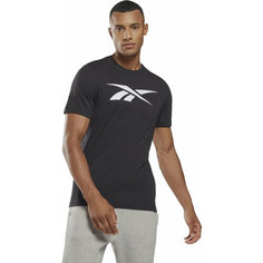 Футболка спортивная Reebok GS VECTOR TEE, 1 шт., размер XL, чёрный