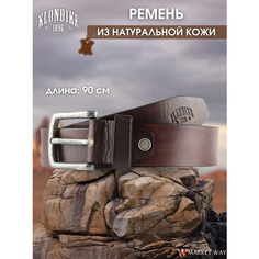 Ремень KLONDIKE 1896, размер 90, темно-коричневый