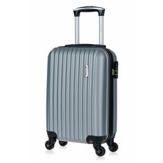 Чемодан Lcase Krabi, 30 л, размер XS, серый