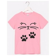 Футболка Happyfox, размер 14 (164), розовый