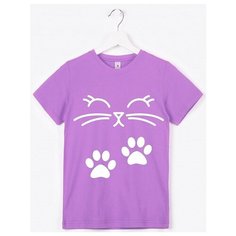 Футболка Happyfox, размер 3 (98), лаванда