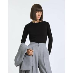 Лонгслив Gloria Jeans GJ BLACK, размер XS (38-40), , чёрный