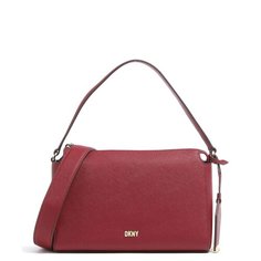 Сумка кросс-боди DKNY, фактура зернистая, красный