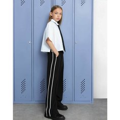 Брюки Gloria Jeans GJ COOL, размер 13-14л/164 (40), черный