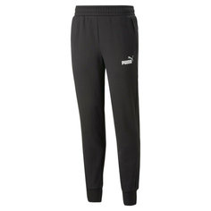 Брюки спортивные PUMA ESSENTIALS+ 2 COL LOGO PANTS, размер 54, чёрный