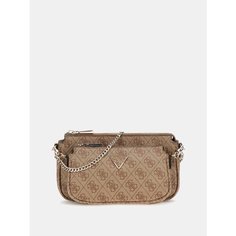 Сумка кросс-боди GUESS, бежевый/коричневый