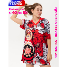 Футболка Evofox, размер 56-60, черный, красный, белый