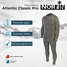 Комплект термобелья NORFIN Atlantic Classic Pro, размер XXXL, черный