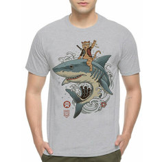Футболка DS Apparel, размер 3XL, серый