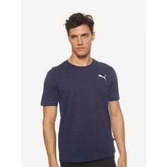 Футболка спортивная PUMA Essentials Small Logo Tee, размер XS, peacoat-cat