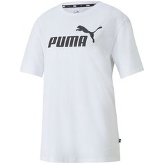 Футболка спортивная PUMA Ess Logo Boyfriend Tee, размер L, white