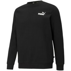 Свитшот спортивный PUMA Ess Small Logo Crew Fl, размер L, , чёрный
