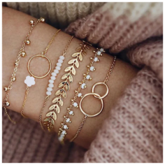 Комплект браслетов, 6 шт. Нет бренда