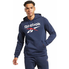 Худи спортивное Reebok Identity Big Logo Hoodie, размер M, , синий