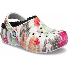 Сабо Crocs, размер US10M/12W / Eu 43-44, белый/розовый