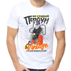 Футболка не старый пердун, размер (44)XS, белый Нет бренда