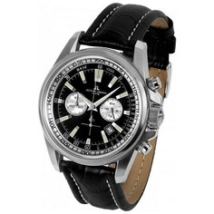 Наручные часы JACQUES LEMANS Sports, черный/серебристый