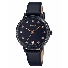 Наручные часы CASIO Sheen, черный/золотистый