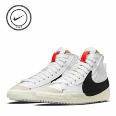 Кроссовки NIKE Blazer Mid 77, полнота B (US)/ на среднюю стопу, размер 6.5 US, белый