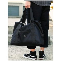 Сумка спортивная TEVIN, 20 л, 15х31х43 см, ручная кладь, чернильный