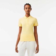 Поло LACOSTE, размер T34, желтый бархат