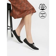 Кеды Nobbaro, полнота 6 (RU)/ на среднюю стопу, размер 37, black/black