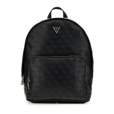 Рюкзак GUESS, фактура зернистая, термостежка, чeрный