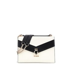 Сумка GUESS, фактура зернистая, серый
