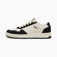 Кеды PUMA Court Classic SD, размер 9,5 UK, бежевый
