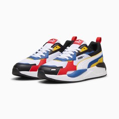 Кроссовки PUMA X-Ray, размер 9,5 UK, puma white/yellow sizzle/puma black/for all time red