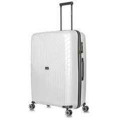 Чемодан-самокат Lcase, 125 л, размер L, белый