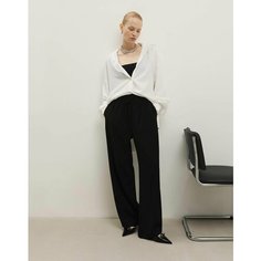 Брюки палаццо Gloria Jeans GJ BLACK, размер M/170 (44-46), чёрный