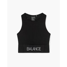 Топ спортивный Gloria Jeans GJ COOL, размер 10-12л/146-152, черный