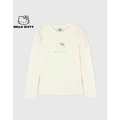 Лонгслив Gloria Jeans, размер 8-9л/134 (34), молочный